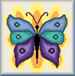 Cross stitch pattern Butterfly
